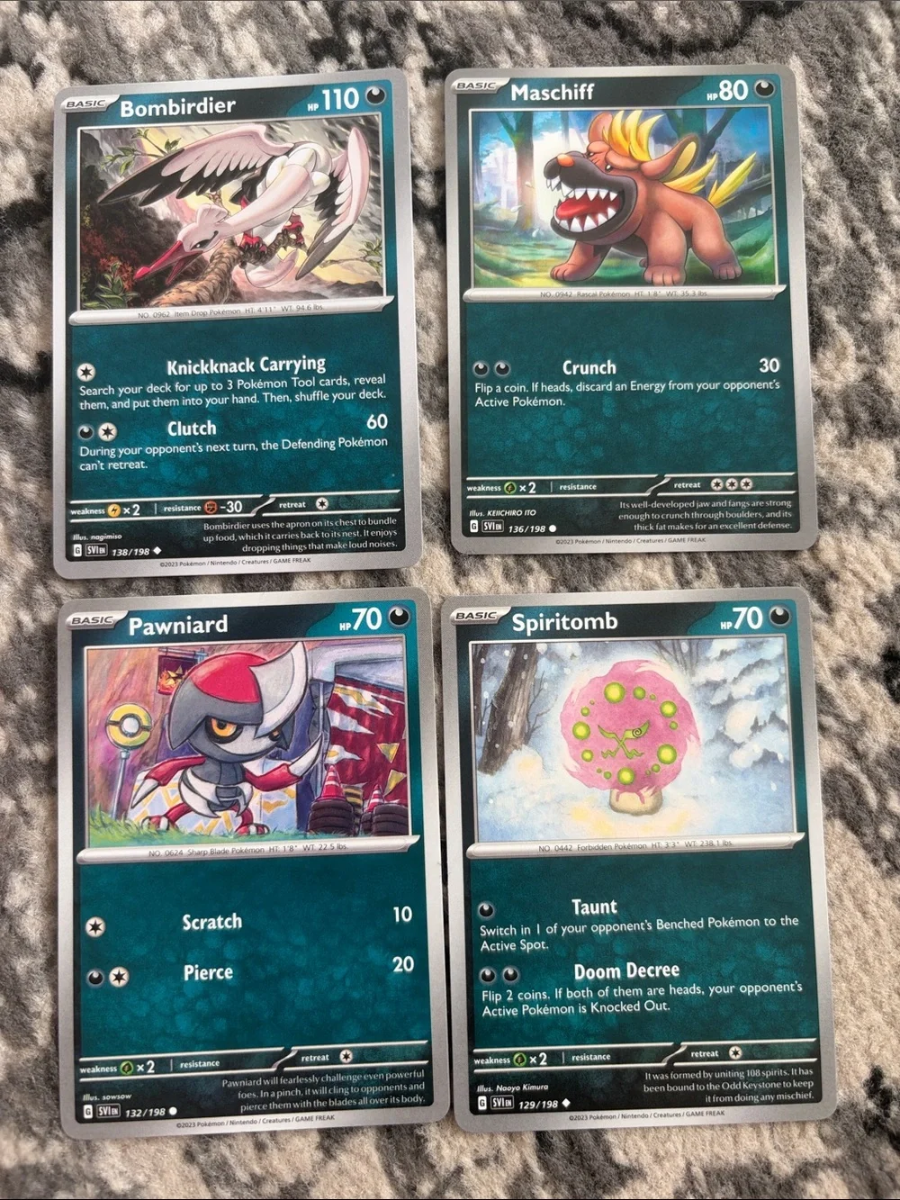 Large Scarlet & Violet Base Lot | 70 Unique Cards | Complete Starter Collection